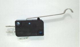 Microswitch - Subminiature - Flat lever/actuator with Hook - Long version