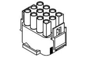 Connector Molex® brand 12 circuit Plug