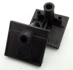 Ball shooter housing - nylon black - for EM Pinball Machines