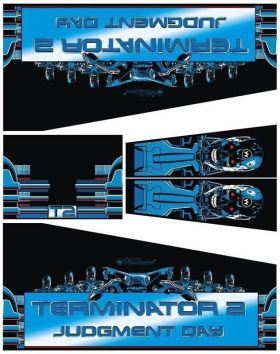 Terminator 2 - Pinball Cabinet Decals