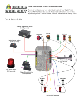 IBCS Digital Plunger KL25z button expansion cable